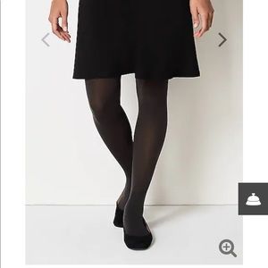 New J.Jill Microfiber Tights Size M/L Walnut Brown